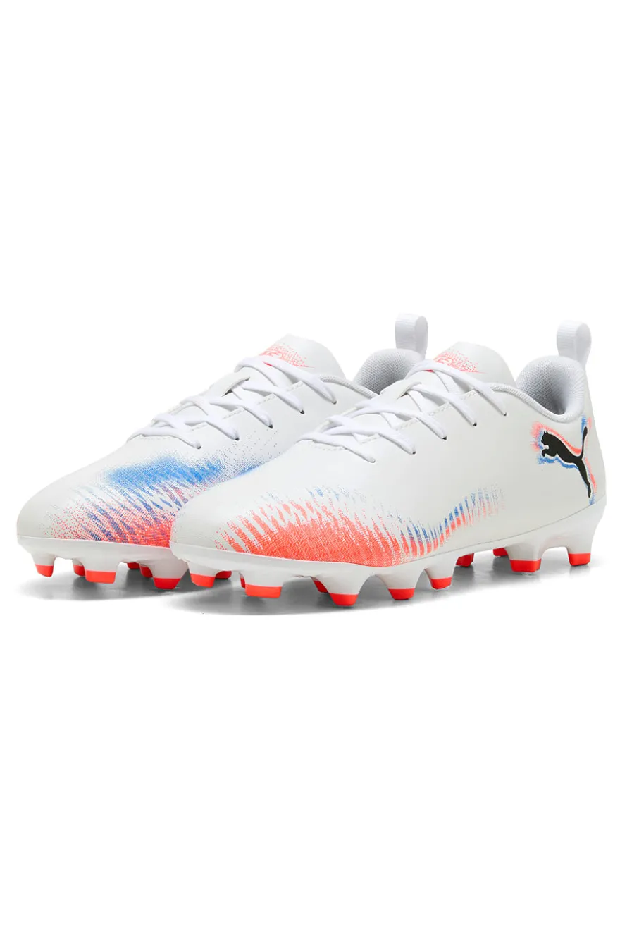 Puma Future 8 Play FG/AG Jr Weiße Fußballschuhe