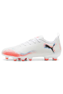 Puma Future 8 Play FG/AG Jr Weiße Fußballschuhe