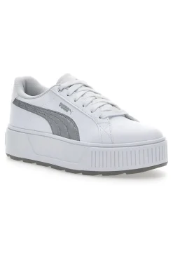 Puma Karmen Space Metallics Weiße Flatform-Sneaker