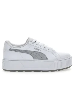 Puma Karmen Space Metallics Weiße Flatform-Sneaker