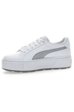 Puma Karmen Space Metallics Weiße Flatform-Sneaker