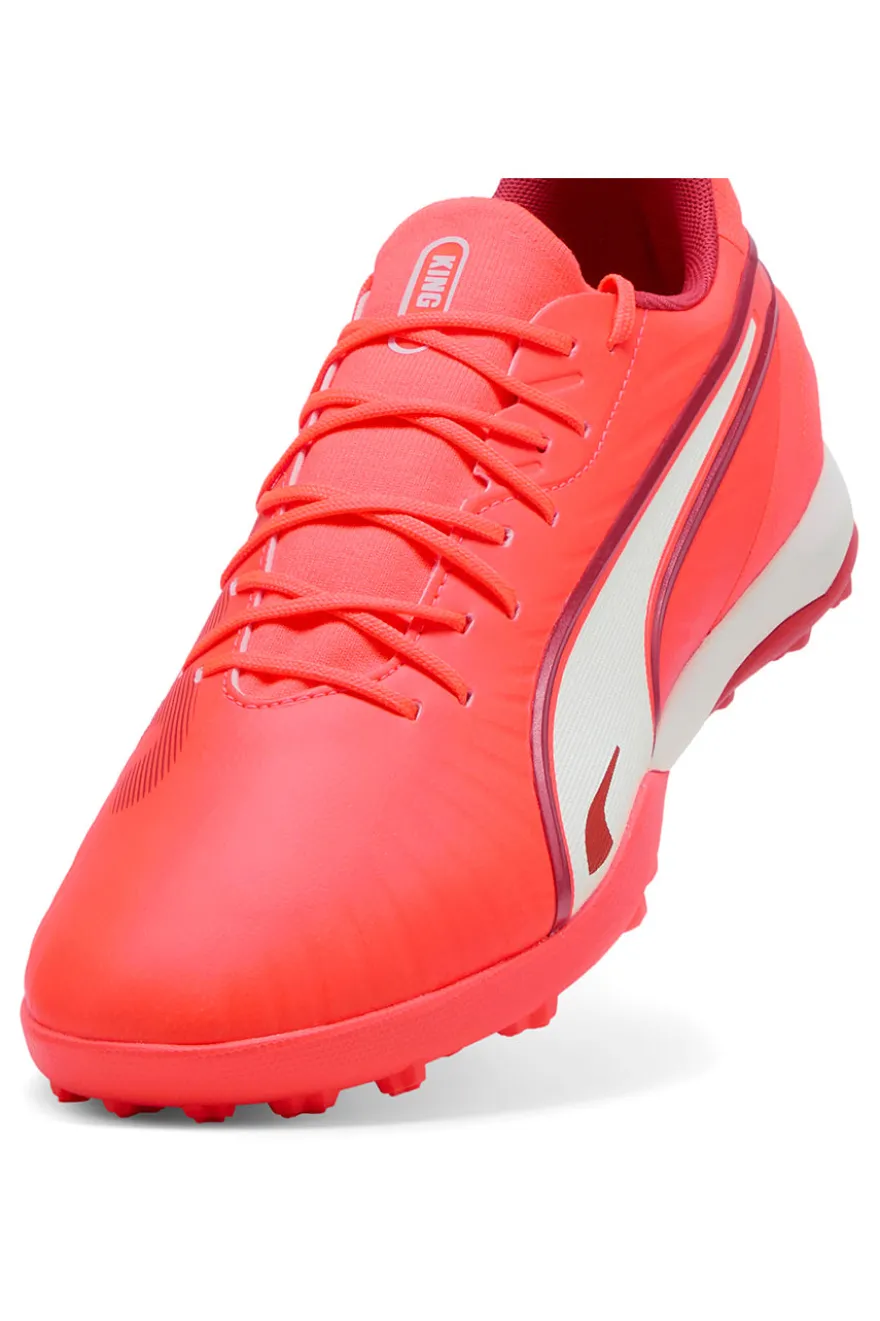 Puma KING MATCH TT Hallenfußballschuhe Rot