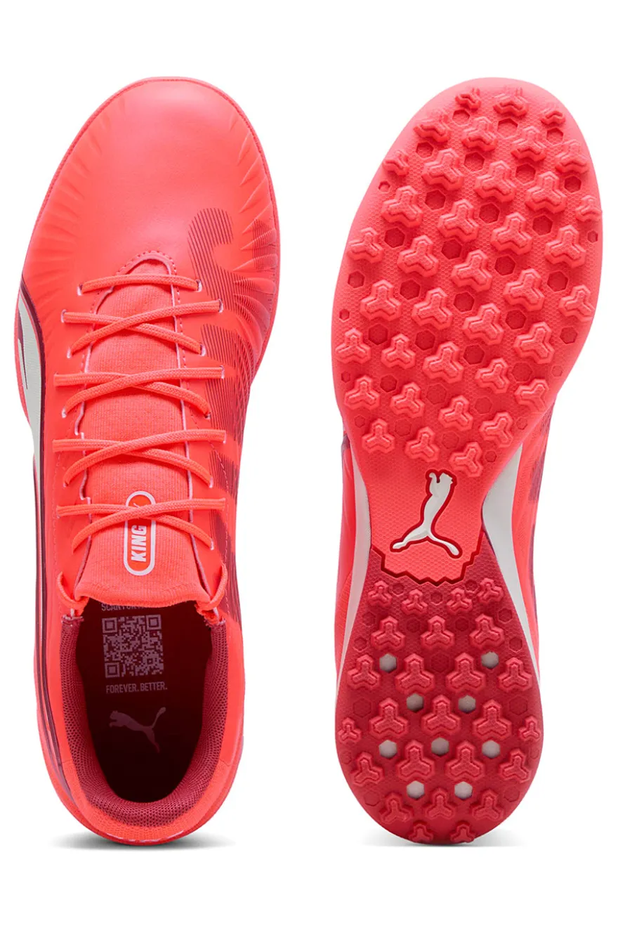 Puma KING MATCH TT Hallenfußballschuhe Rot