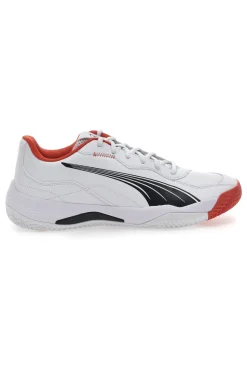 Puma Nova Smash Herren-Padelschuhe in Weiß und Rot