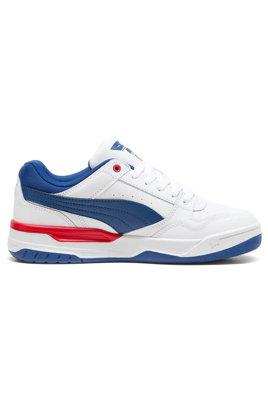 Puma Rebound Retro-Sneaker in Weiß und Blau