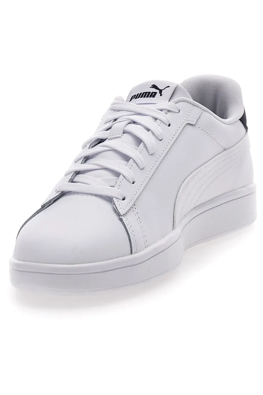 Puma Smash 3.0 L Weiße Turnschuhe mit Schnürsenkeln