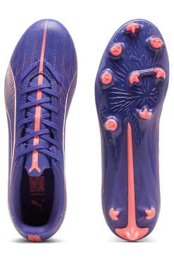 Puma Ultra 5 Play FG Lila Fußballschuhe für weichen Boden
