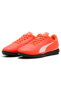 Puma Vitoria II TT Jr Fluorescent Orange Turf Fußballschuhe