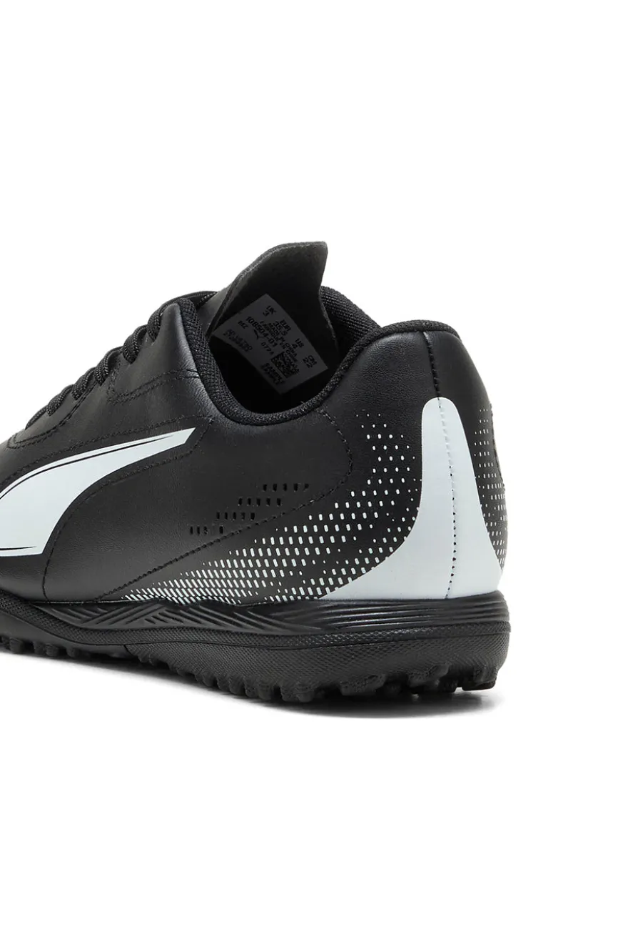 Puma Vitoria II TT Jr Schwarze Synthetik-Fußballschuhe