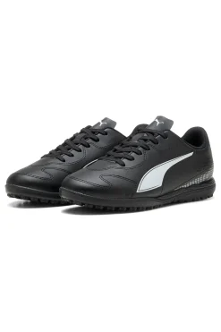 Puma Vitoria II TT Jr Schwarze Synthetik-Fußballschuhe