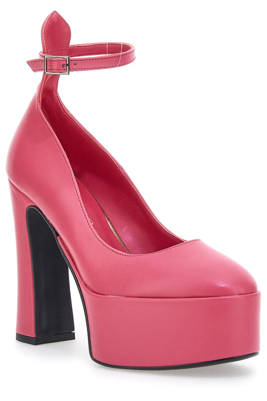 Pumps mit rosa Riemen Pittarello Couture 280