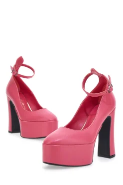 Pumps mit rosa Riemen Pittarello Couture 280