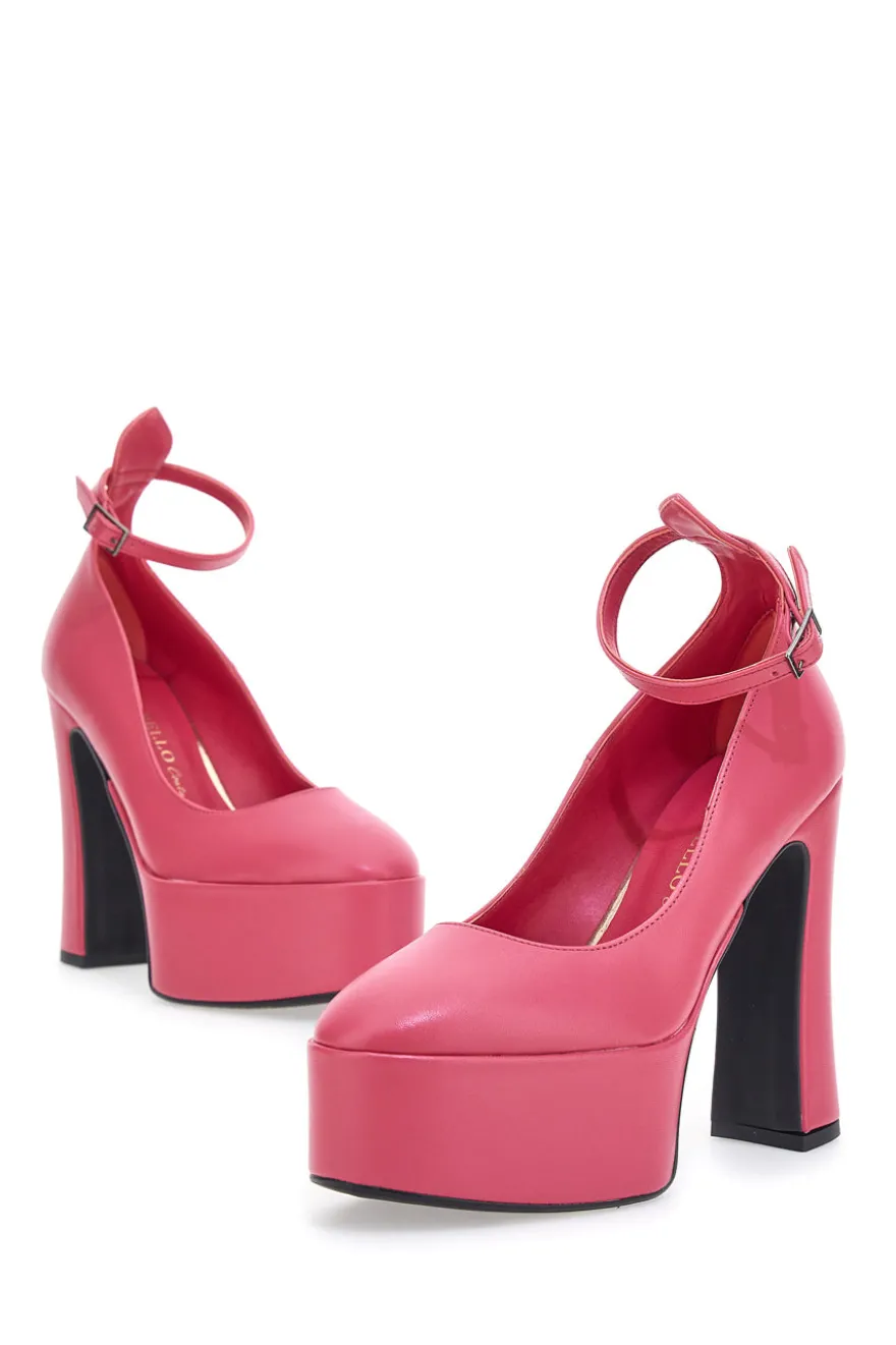 Pumps mit rosa Riemen Pittarello Couture 280