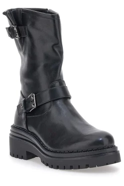 Rock' N Doll Schwarze Biker-Stiefeletten 2607015