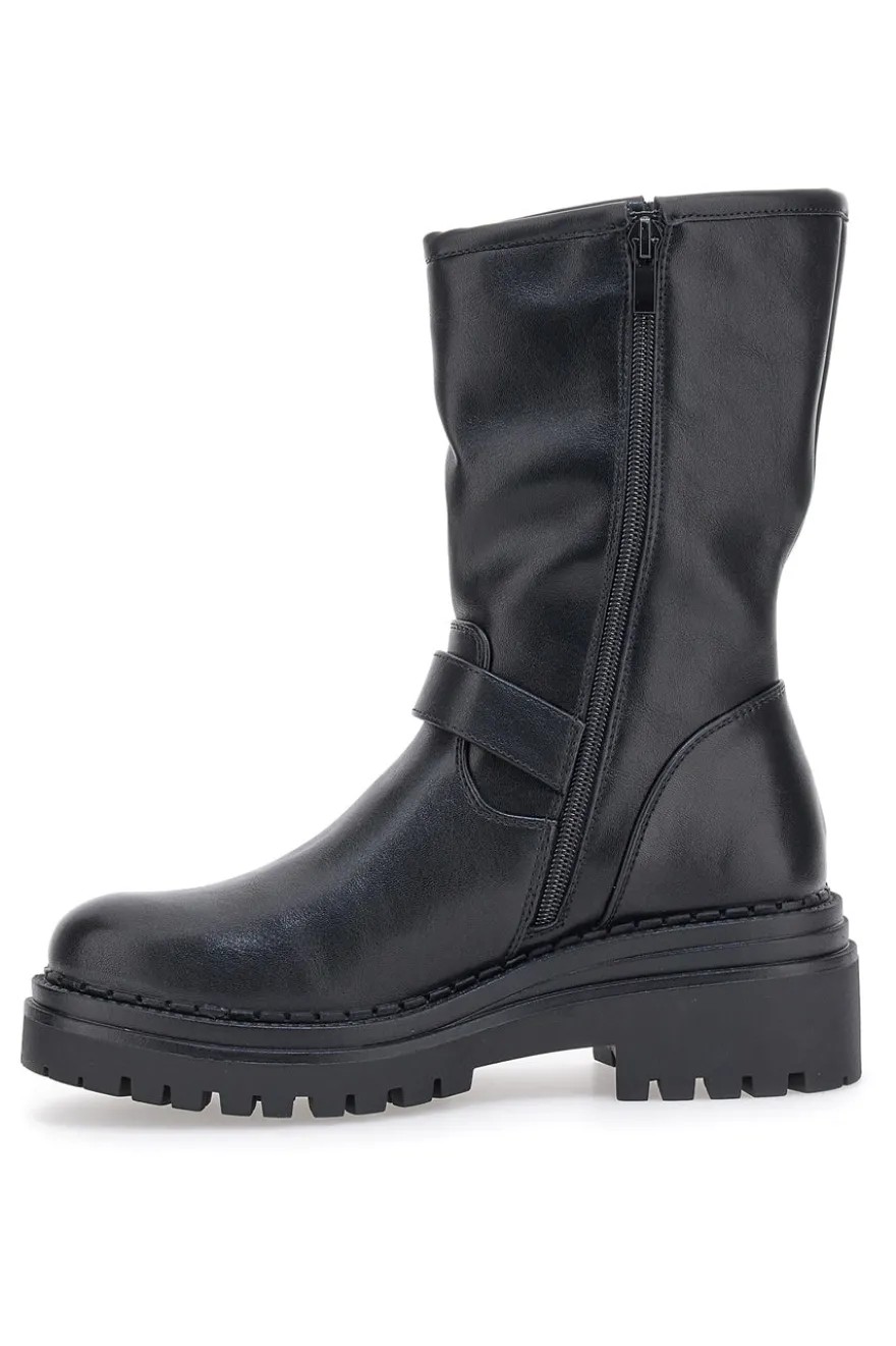Rock' N Doll Schwarze Biker-Stiefeletten 2607015