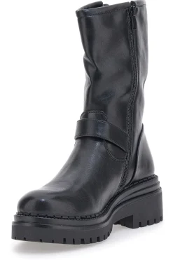 Rock' N Doll Schwarze Biker-Stiefeletten 2607015