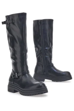 Rock'n Doll Schwarze Bikerstiefel 972913