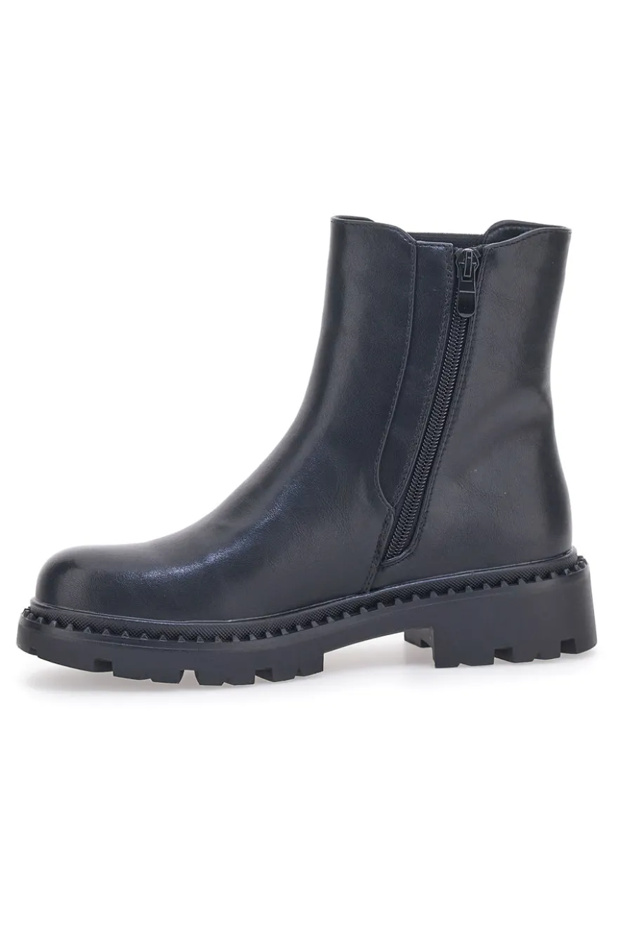 Rock'n Doll Schwarze Chelsea-Stiefel 298338