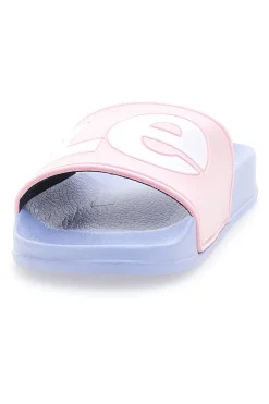 Rosa Hausschuhe mit blauem Band und weißem Logo LEVI'SJUNE L