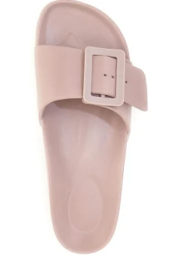Rosa Hausschuhe mit verstellbarer Maxi-Schnalle 2T2L 931