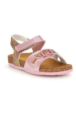 Rosa Sandalen mit Schnallen Pittarello bio 257A084SR