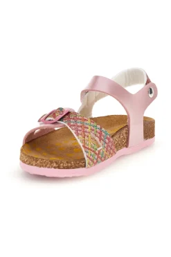 Rosa Sandalen mit Schnallen Pittarello bio 257A084SR