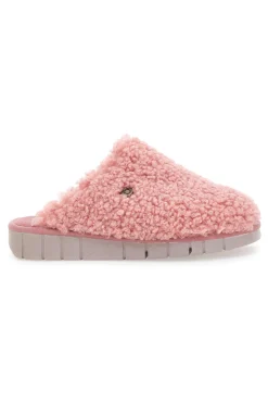 Rosa Teddy Beego Hausschuhe 7525