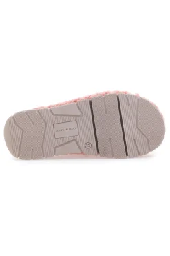 Rosa Teddy Beego Hausschuhe 7525