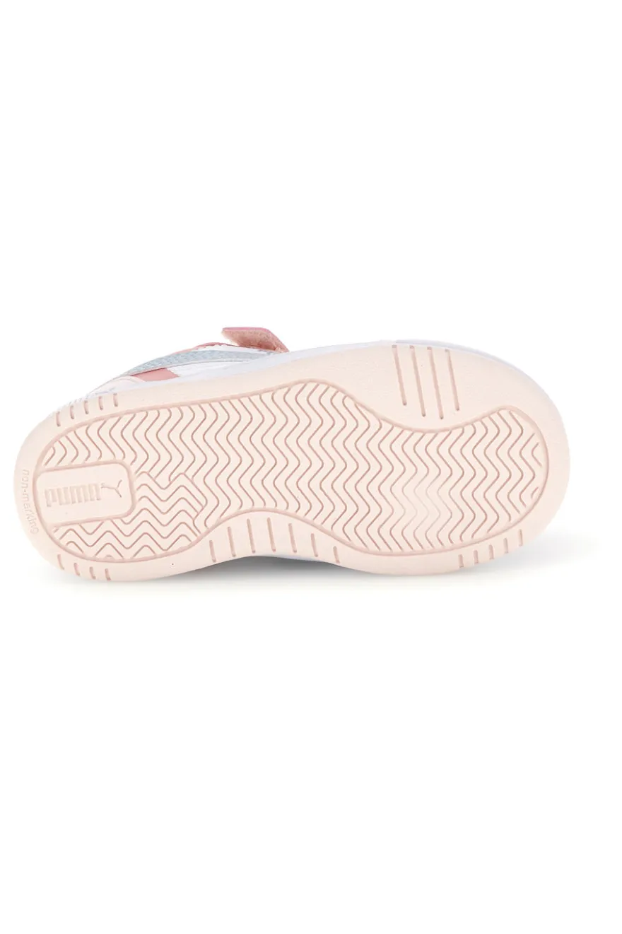 Rosa Turnschuhe mit Riemen und elastischen Schnürsenkeln Puma Caven III Block Ac + Inf