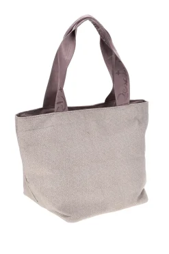 Rosa-beige Strandtasche mit Reißverschluss Renato Balestra 61030/MIAB3
