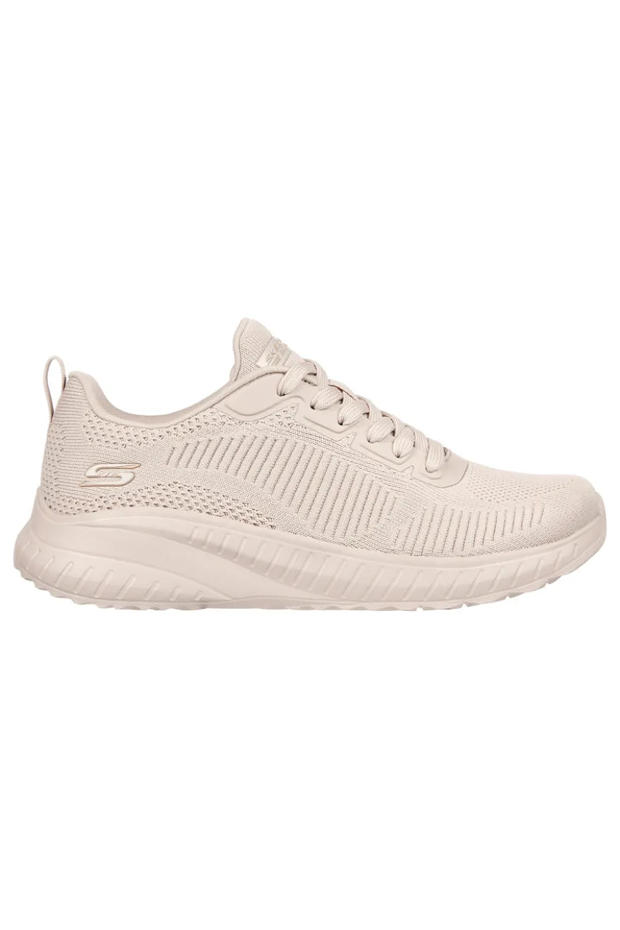 Rosafarbene Skechers Bobs Squad Chaos Face Off-Sneaker