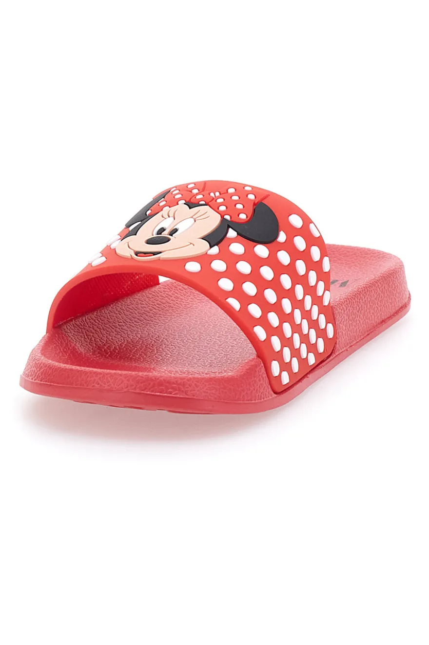Rote Hausschuhe mit Minnie Mouse Disney Band D3010569S