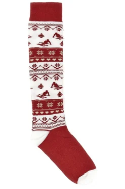 Rote und weiße Weihnachtssocken Crazy Socks 014