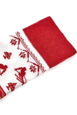 Rote und weiße Weihnachtssocken Crazy Socks 014