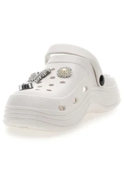 Sabot bianco con charms decorativi 2T2L 2035