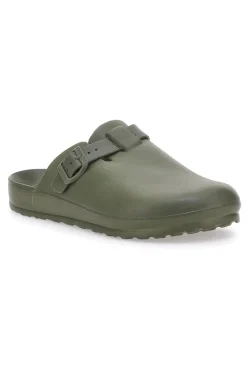 Sabot in gomma verdi con cinturino regolabile 2T2L JLY09
