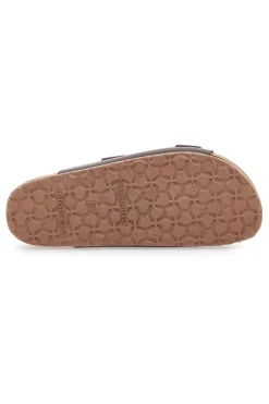 Sabot marroni con doppia fibbia e sottopiede anatomico Bio Up 201