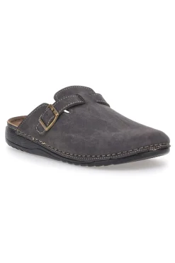 Sabot marroni con fibbia decorativa Jasonstone B001
