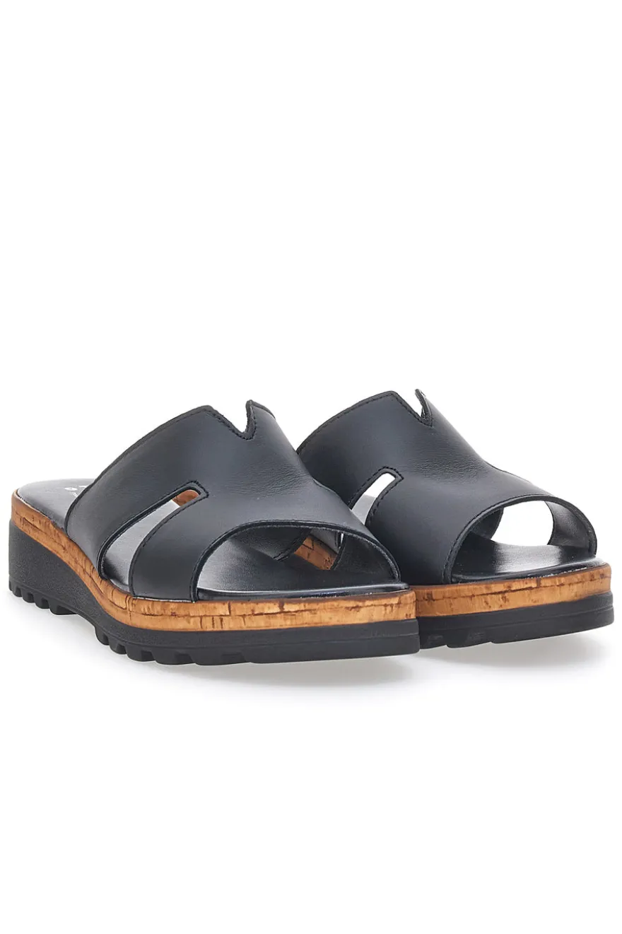Sabot Neri con Tomaia in Pelle PITTARELLO LOVE 32817011