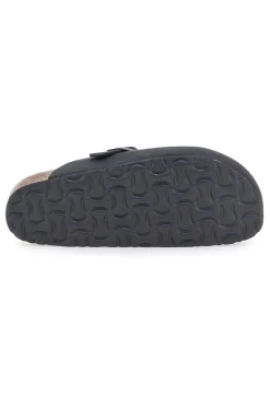 Sabot nero sottopiede in vera pelle Biomodex 32850