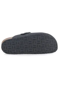 Sabot nero sottopiede in vera pelle Biomodex 32950