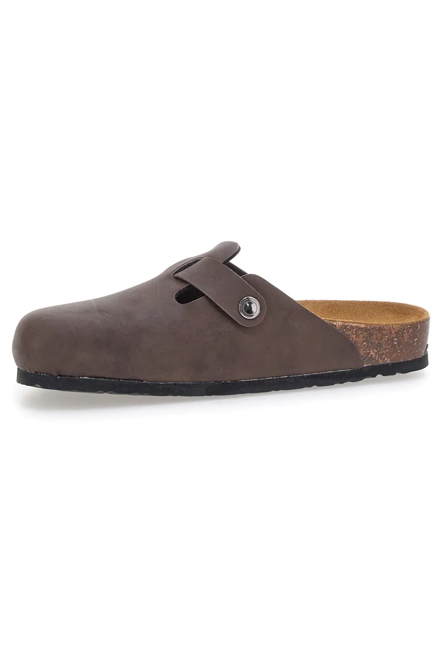 Sabot testa di moro sottopiede in vera pelle Biomodex 32850