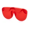 Salva occhiali rosso morbido e flessibile Indigeno Metropolitano GLASSES HOLDER 1