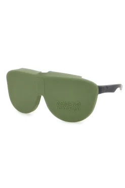 Salva occhiali verde in silicone flessibile Indigeno Metropolitano 3