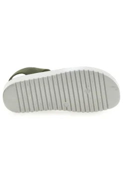 Sandalen mit elastischem Grün Eco Bio J526201