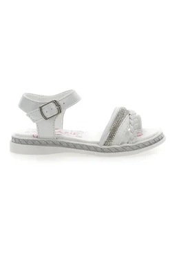 Sandalen mit weißen Strasssteinen Grazie Girl 14327