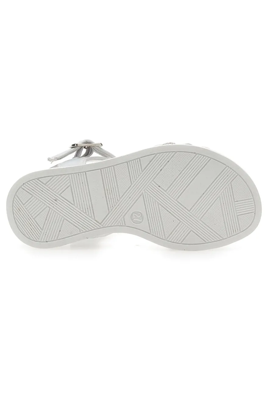 Sandalen mit weißen Strasssteinen Grazie Girl 14327