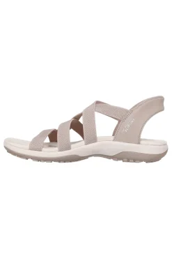 Sandalen Taupe Skechers Hands Free Slip-ins: Reggae Slim - Stretch Flex