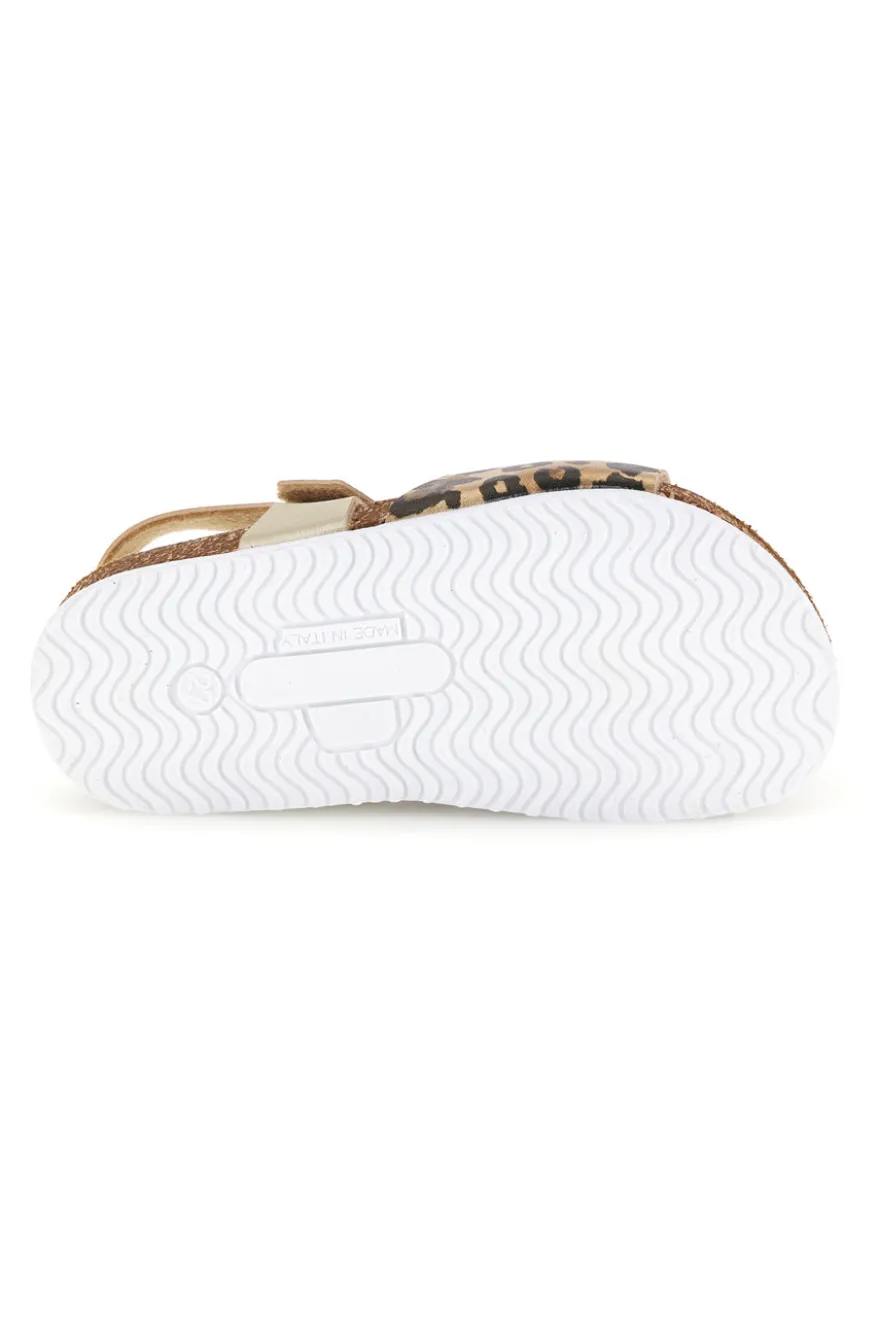 Sandali animalier con cinturino Pittarello bio 257A745SR
