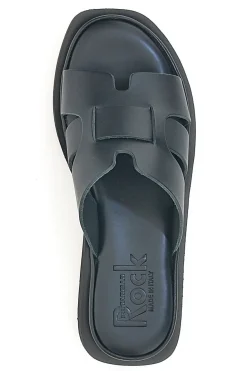Sandali Aperti Neri in Vera Pelle con Platform PITTARELLO ROCK 5983